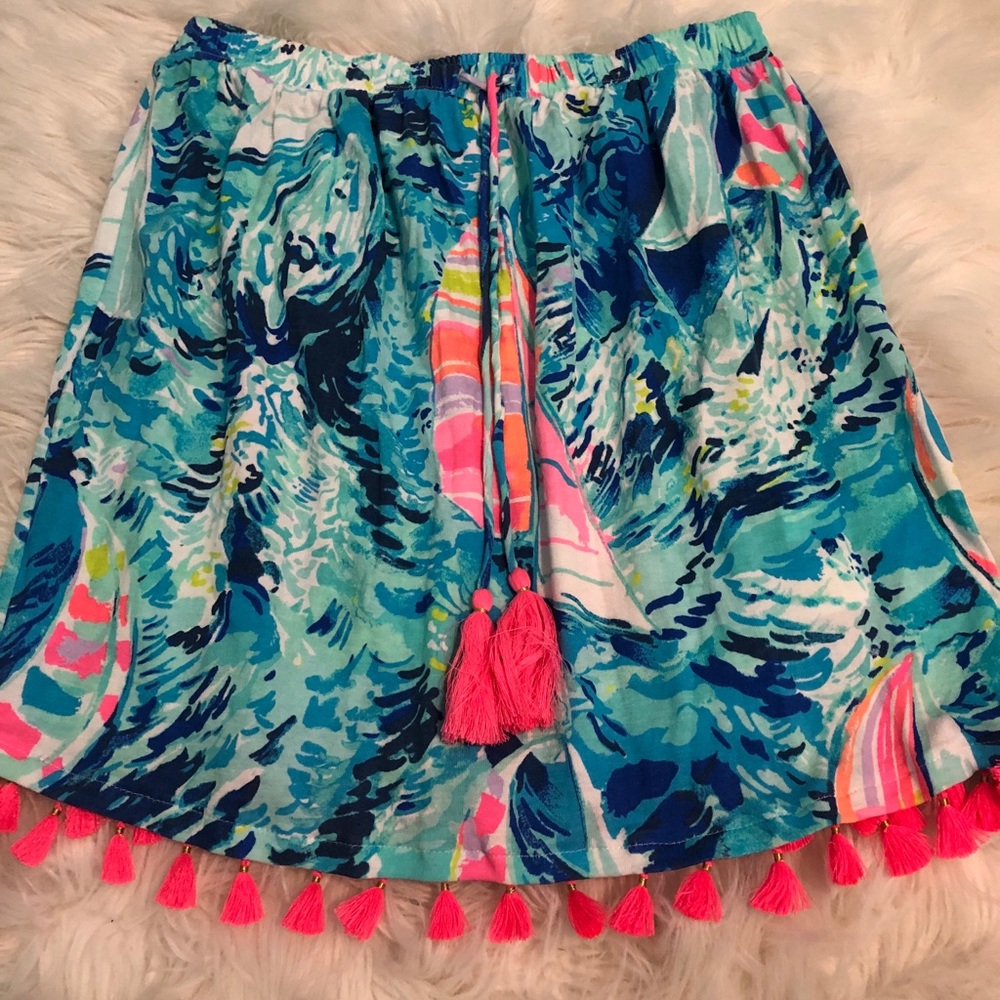Lily Pullitzer strapless top